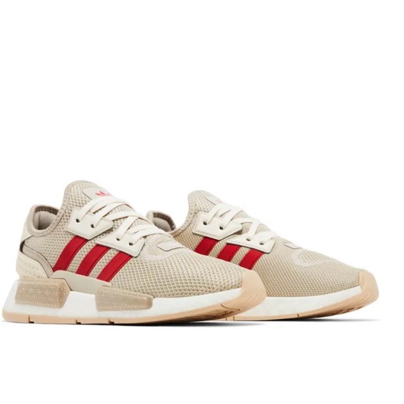 NEW Adidas Tan and Red Athletic Shoes - remolquesrobert.com
